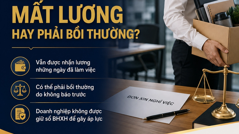 Hậu quả pháp lý và hướng xử lý khi người lao động tự ý nghỉ việc không báo trước