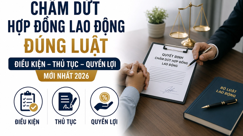 Chấm Dứt Hợp Đồng Lao Động Đúng Luật: Điều Kiện, Thủ Tục Và Quyền Lợi Mới Nhất 2026