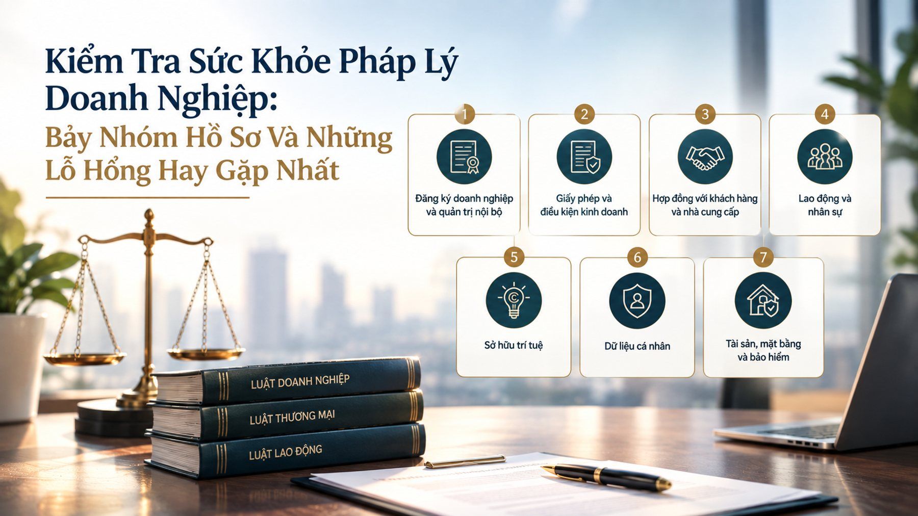 Kiểm Tra Sức Khỏe Pháp Lý Doanh Nghiệp: Bảy Nhóm Hồ Sơ Và Những Lỗ Hổng Hay Gặp Nhất