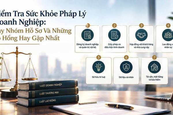 Kiểm Tra Sức Khỏe Pháp Lý Doanh Nghiệp: Bảy Nhóm Hồ Sơ Và Những Lỗ Hổng Hay Gặp Nhất