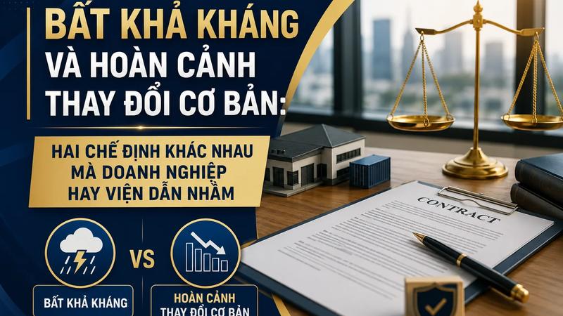 Bất Khả Kháng Và Hoàn Cảnh Thay Đổi Cơ Bản: Hai Chế Định Khác Nhau Mà Doanh Nghiệp Hay Viện Dẫn Nhầm