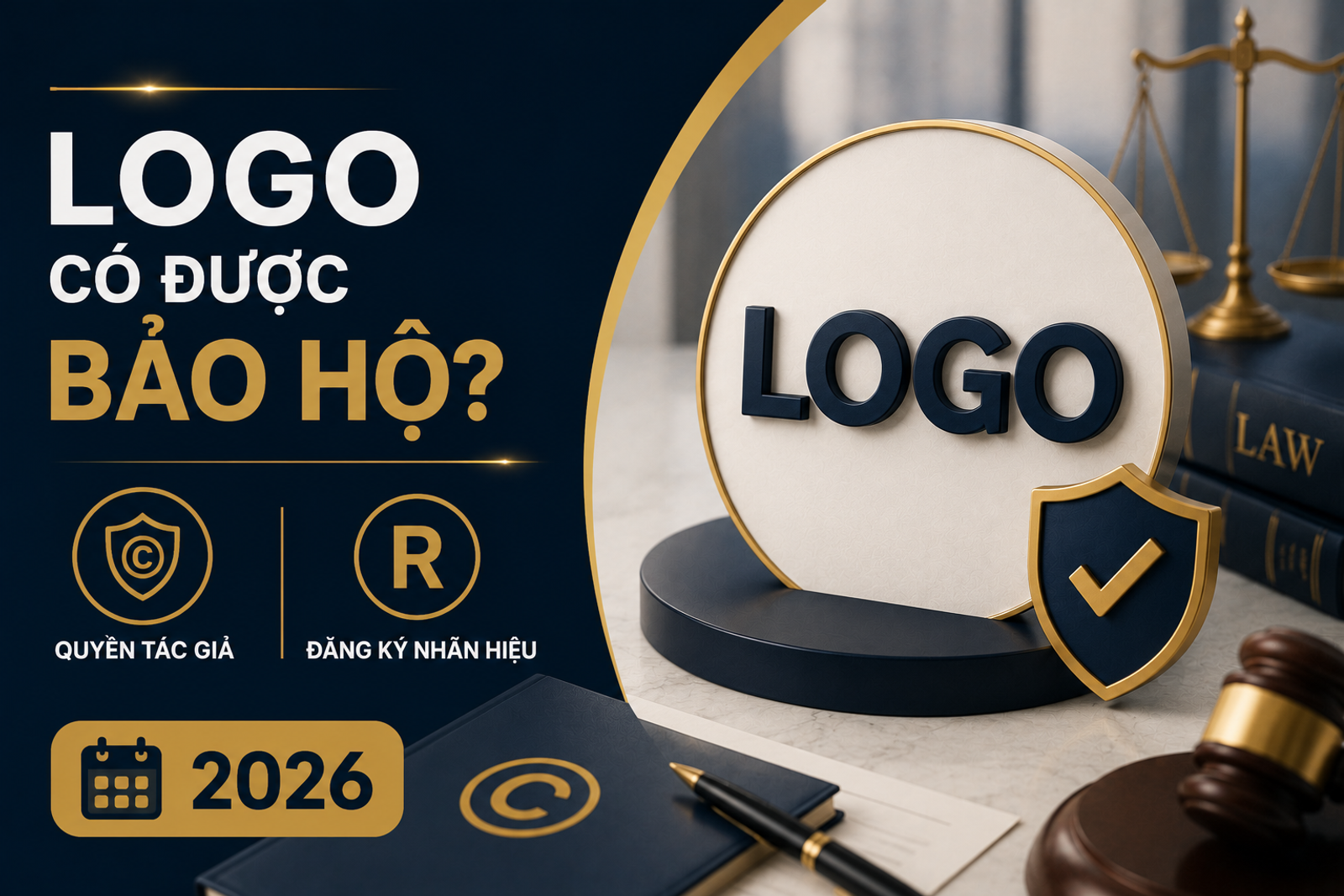 Logo Có Được Bảo Hộ Bản Quyền Không? Phân Biệt Quyền Tác Giả Và Đăng Ký Nhãn Hiệu 2026