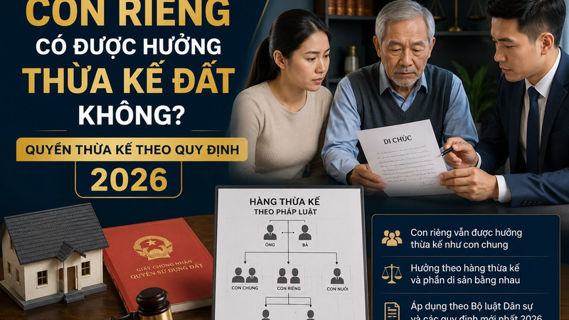 Con Riêng Có Được Hưởng Thừa Kế Đất Không? Quyền Thừa Kế Theo Quy Định 2026