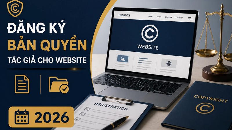 Đăng Ký Bản Quyền Tác Giả Cho Website: Điều Kiện, Hồ Sơ Và Thủ Tục Mới Nhất 2026