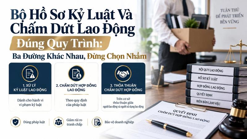 Bộ Hồ Sơ Kỷ Luật Và Chấm Dứt Lao Động Đúng Quy Trình: Ba Đường Khác Nhau, Đừng Chọn Nhầm