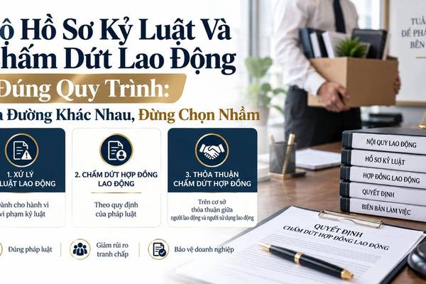 Bộ Hồ Sơ Kỷ Luật Và Chấm Dứt Lao Động Đúng Quy Trình: Ba Đường Khác Nhau, Đừng Chọn Nhầm