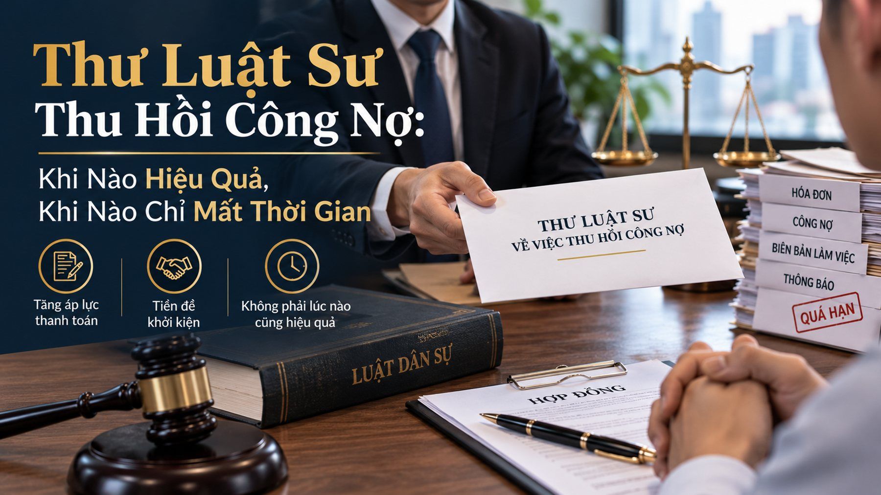 Thư Luật Sư Thu Hồi Công Nợ: Khi Nào Hiệu Quả, Khi Nào Chỉ Mất Thời Gian