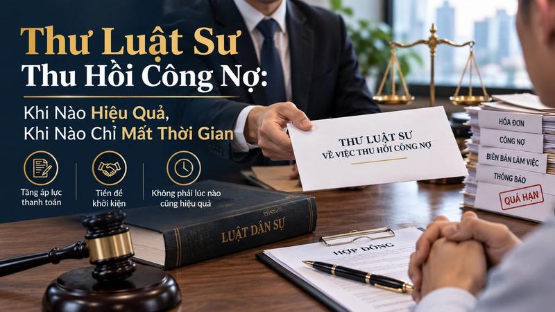 Thư Luật Sư Thu Hồi Công Nợ: Khi Nào Hiệu Quả, Khi Nào Chỉ Mất Thời Gian