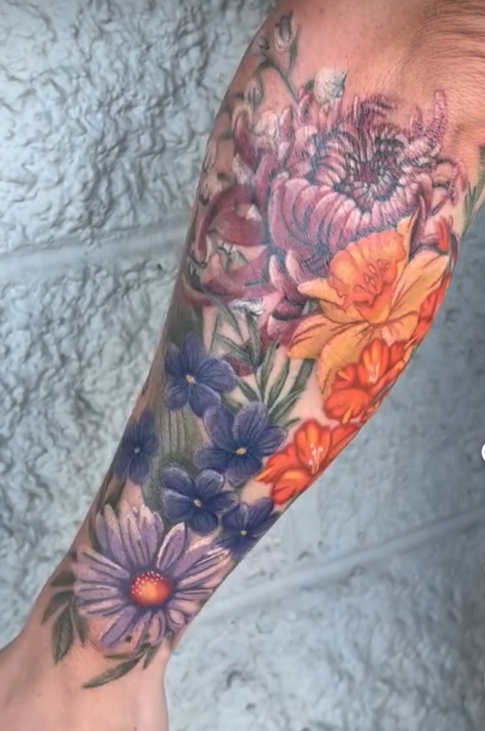 Painterly realism flowers 