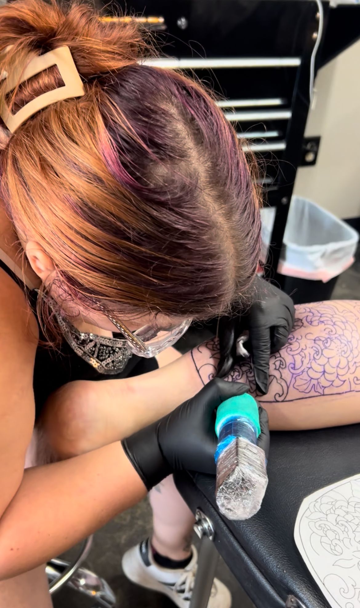 Kelsey tattooing