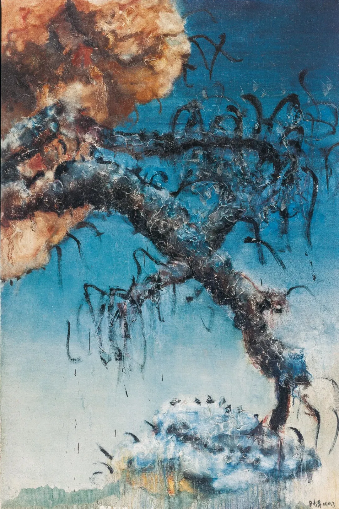 周春芽，《中国风景》，1993