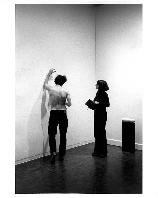 New Museum founder Marcia Tucker, 1977.