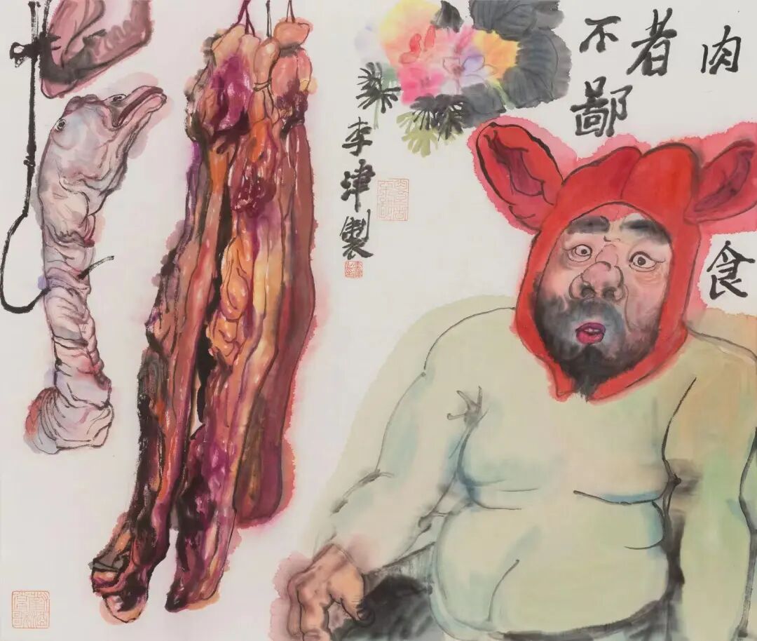 李津新展广东开幕：画美食30年，烟火气十足 图片 10