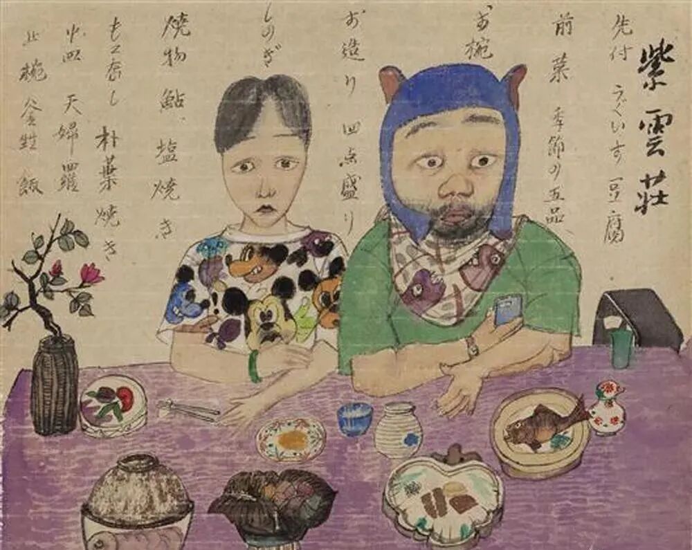 李津新展广东开幕：画美食30年，烟火气十足 图片 36