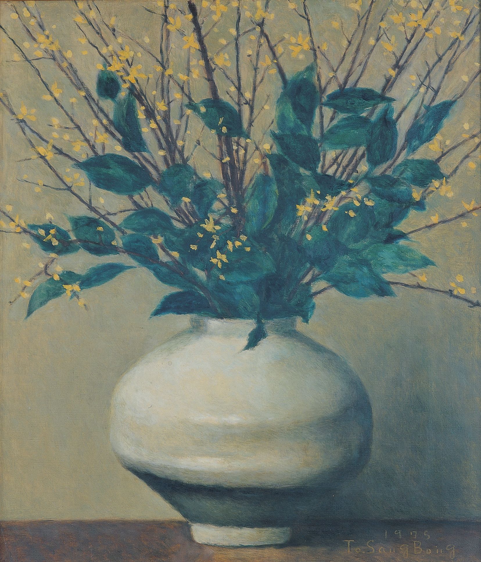 To Sangbong, Forsythia, 1975