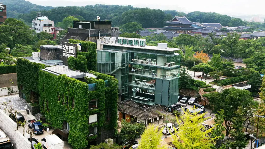 Aerial view of Arario Museum in Seoul
