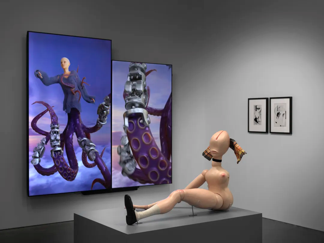 Installation views of New Humans: Memories of the Future, New Museum, 2026.