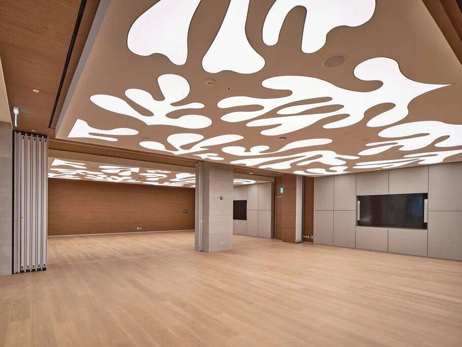 展览现场天花板艺术装置