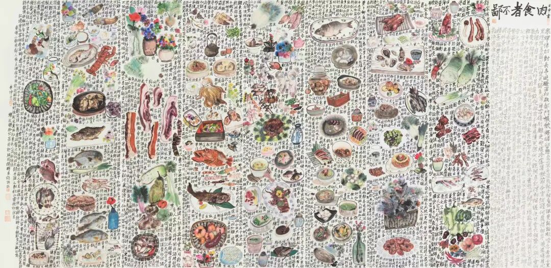 李津新展广东开幕：画美食30年，烟火气十足 图片 13