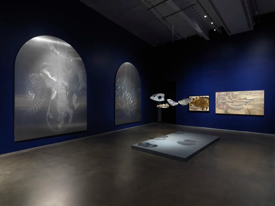 Installation views of New Humans: Memories of the Future, New Museum, 2026.