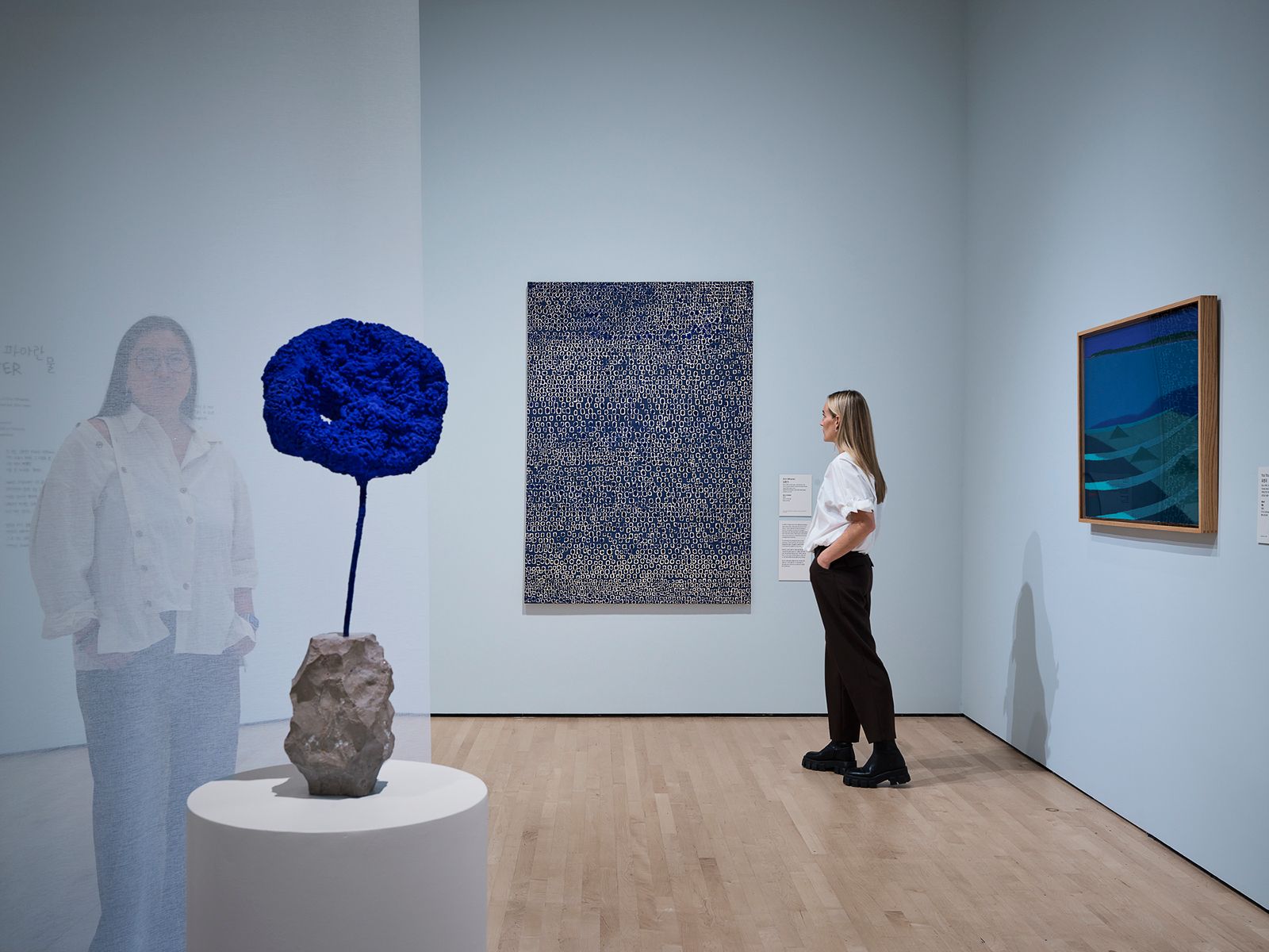 RM x SFMOMA: Between You and Me, installation view, San Francisco Museum of Modern Art, October 3, 2026–February 7, 2027. Photo: Matthew Millman. Courtesy SFMOMA.