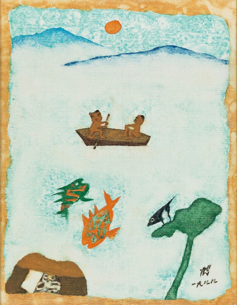 Chang Ucchin, The River Scene, 1988