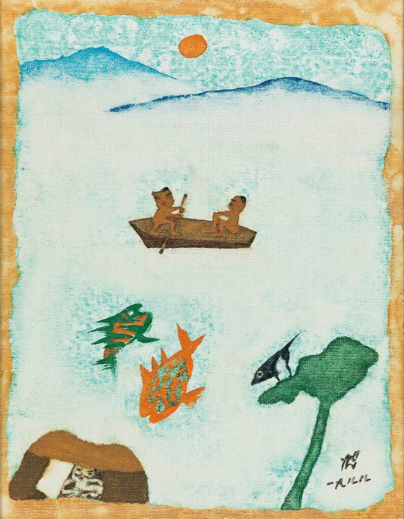 张旭镇(Chang Ucchin),《The River Scene》,1988年;RM收藏