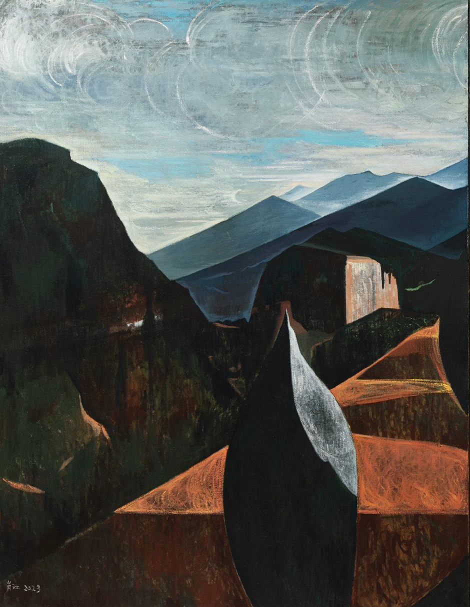 肖江：专注画山十年，10余幅新作亮相上海新展 图片 30