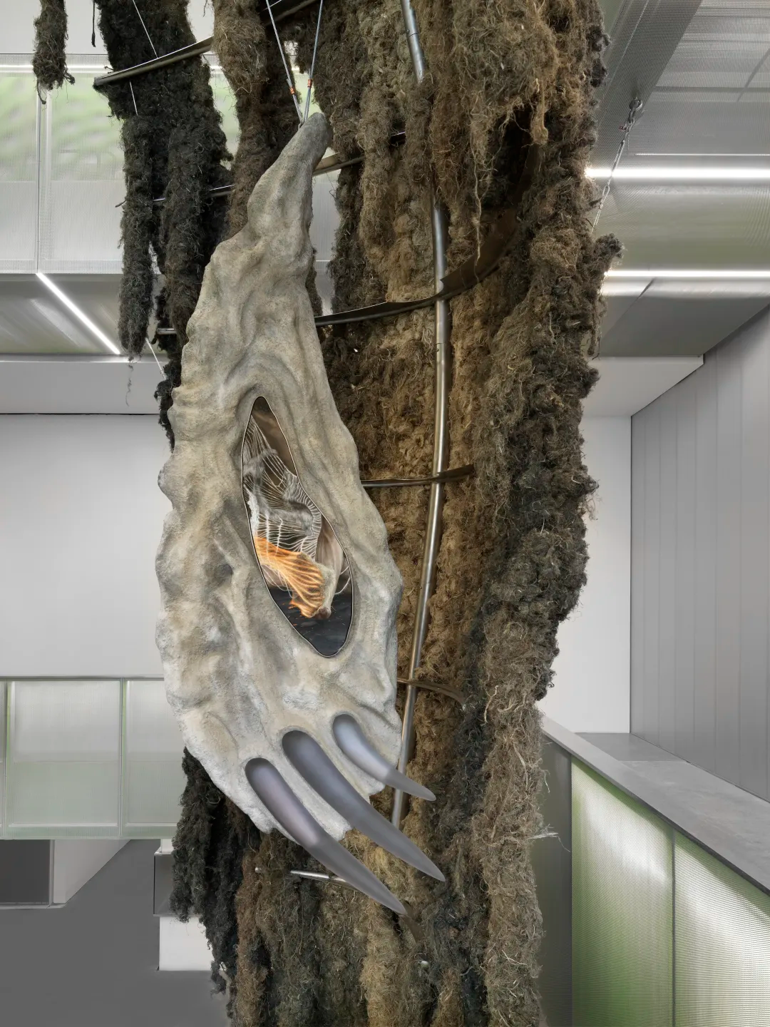 Klára Hosnedlová, Shelter, 2026. Installation view of New Humans: Memories of the Future, New Museum, 2026.