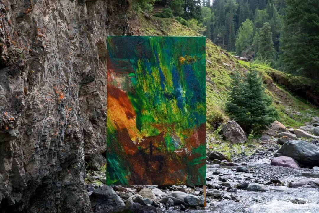 刘商英：以天地为工作室，在大自然里作画10年 图片 34