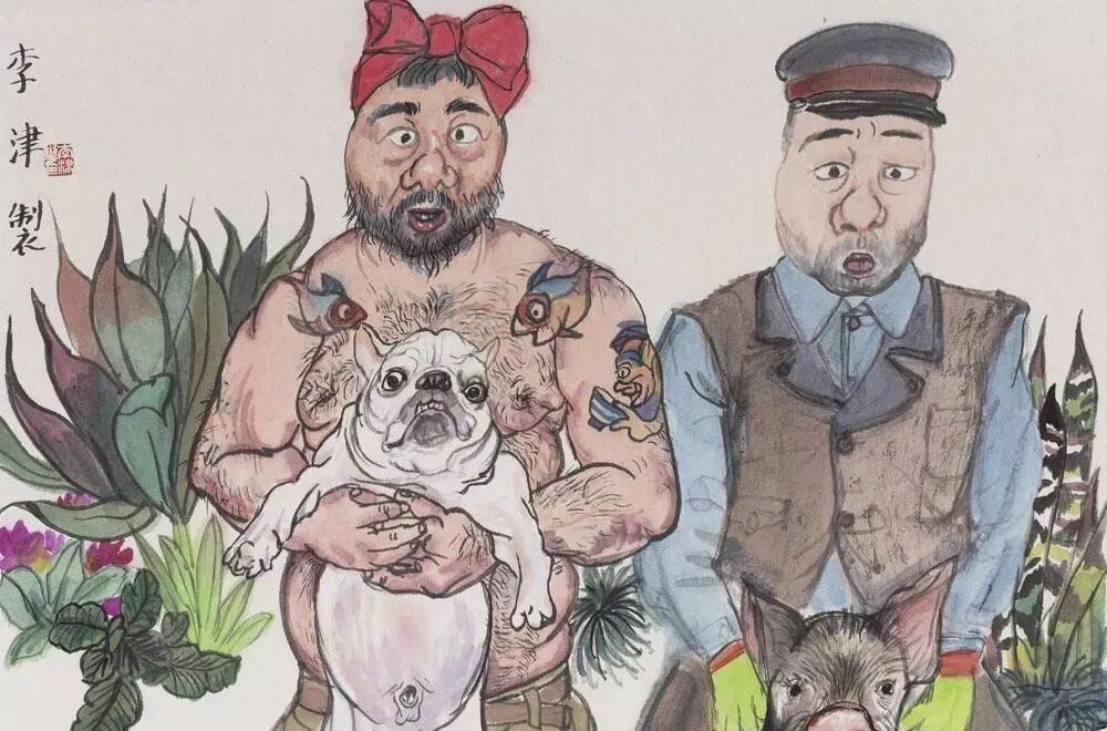 李津新展广东开幕：画美食30年，烟火气十足 图片 32