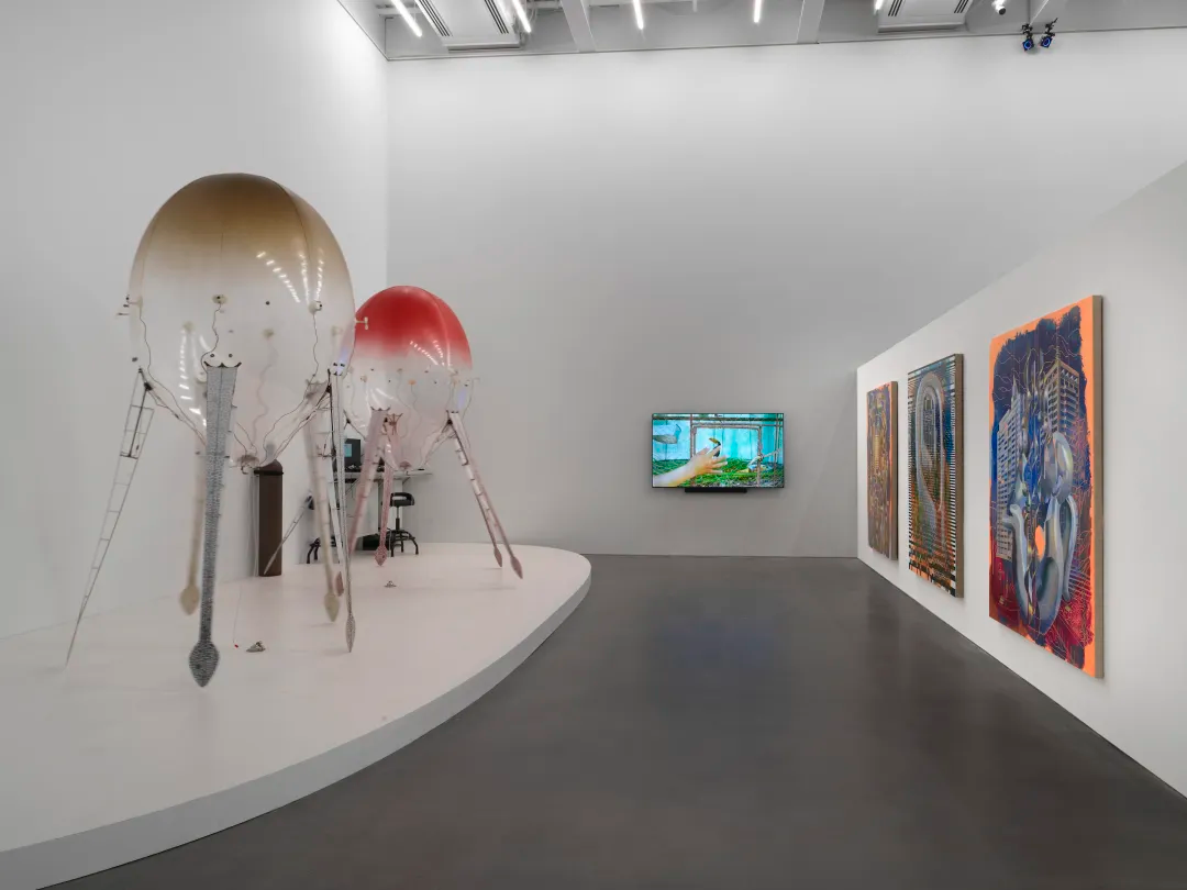 Installation views of New Humans: Memories of the Future, New Museum, 2026.