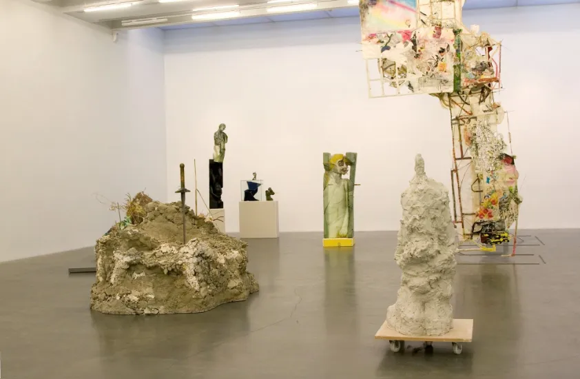 Installation view of Unmonumental: The Object in the 21st Century, New Museum, 2007–08.