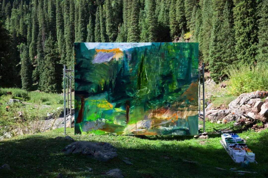 刘商英：以天地为工作室，在大自然里作画10年 图片 45