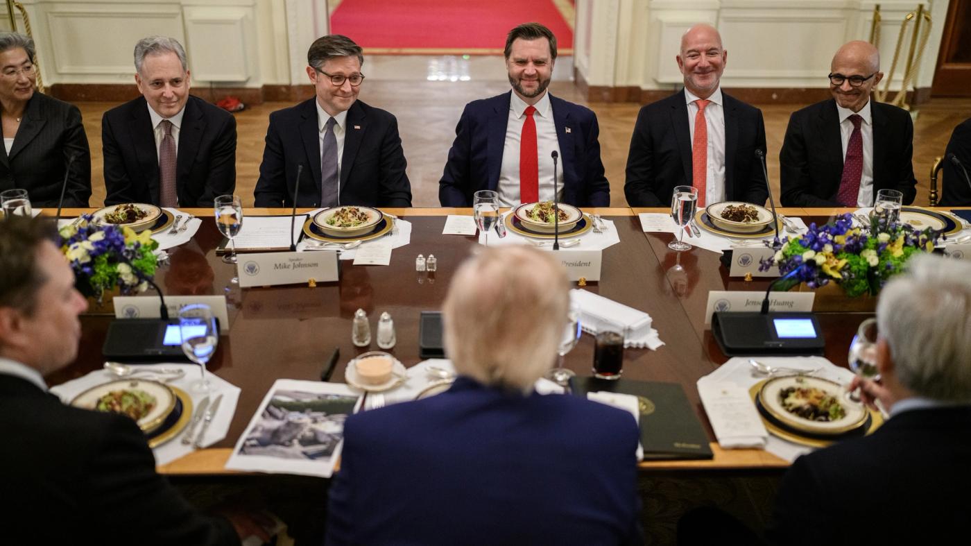Stand-in photo (Sept. 29, 2026): President Donald J. Trump hosts a luncheon on Super Intelligence (AI) in the East Room of the White House, Tuesday, September 29, 2026.(Official White House Photo by Daniel Torok)