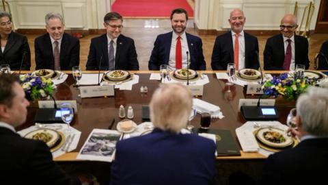 Stand-in photo (Sept. 29, 2026): President Donald J. Trump hosts a luncheon on Super Intelligence (AI) in the East Room of the White House, Tuesday, September 29, 2026.(Official White House Photo by Daniel Torok)