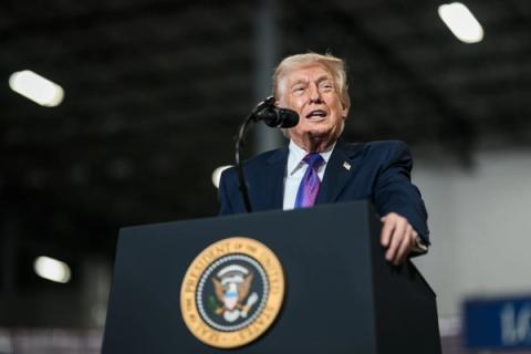 Stand-in photo (March 11, 2026): President Donald J. Trump delivers remarks at Verst Logistics Manufacturing in Hebron, Kentucky on Wednesday, March 11, 2026. (Official White House Photo by Joyce N. Boghosian)