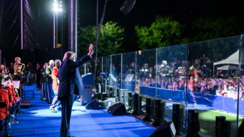 Stand-in photo (June 24, 2026): President Donald J. Trump delivers remarks at the Great American State Fair on the National Mall in Washington, D.C., Wednesday, June 24, 2026. (Official White House Photo by Daniel Torok)