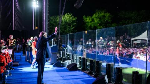 Stand-in photo (June 24, 2026): President Donald J. Trump delivers remarks at the Great American State Fair on the National Mall in Washington, D.C., Wednesday, June 24, 2026. (Official White House Photo by Daniel Torok)