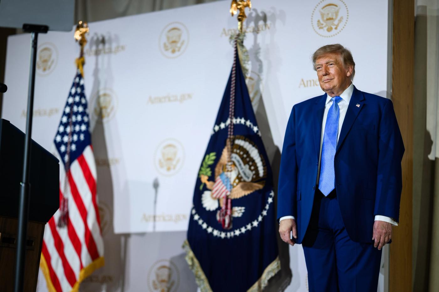President Trump at the America.gov launch, September 29, 2026 — Official White House Photo P20260929DT-0185