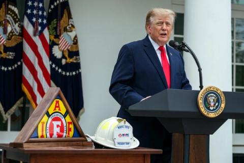 Stand-in photo (October 15, 2026): President Donald J. Trump delivers remarks at a Rose Garden lunch for first responders at the White House, October 15, 2026 (Official White House Photo by Joyce N. Boghosian / public domain)