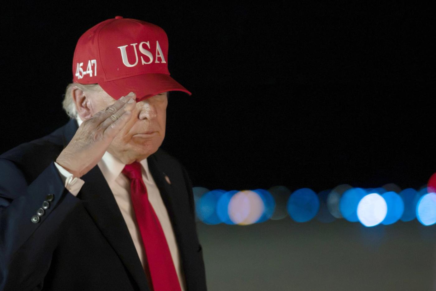 Stand-in photo (October 14, 2026): President Donald J. Trump talks to the press before boarding Air Force One at Missoula International Airport in Missoula, Montana, Wednesday, October 14, 2026, en route Joint Base Andrews, Maryland. (Official White House Photo by Molly Riley)