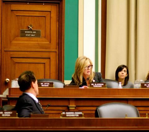 Stand-in photo (January 9, 2014): Rep. Marsha Blackburn (TN). (U.S. House Committee on Energy and Commerce photo / public domain)