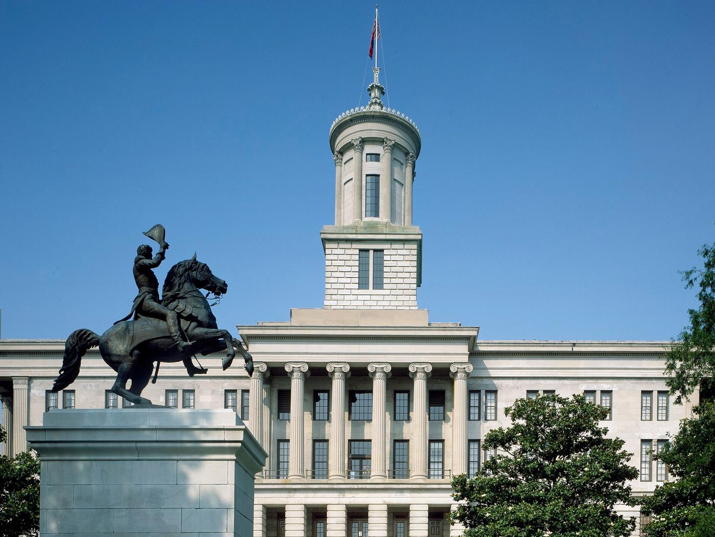 Stand-in photo (between 1980 and 2006): Capitol, Nashville, Tennessee (Photo by Carol M. Highsmith, Library of Congress, public domain)