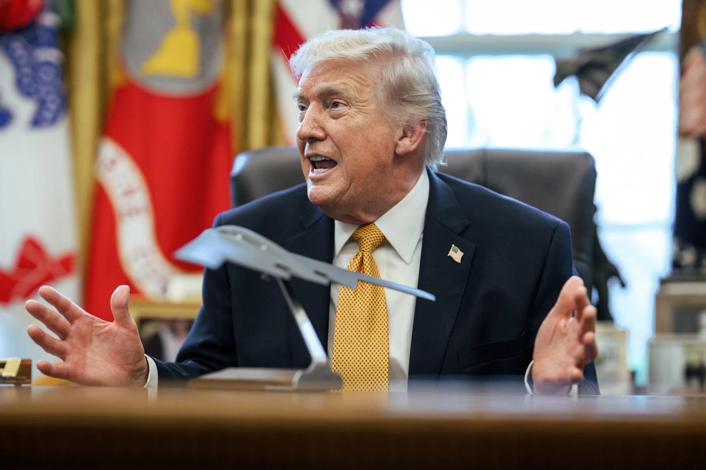 Stand-in photo (March 16, 2026): President Donald J. Trump signs an Executive Order creating an anti-fraud task force to be led by Vice President JD Vance in the Oval Office, March 16, 2026 (Official White House Photo by Molly Riley / public domain)