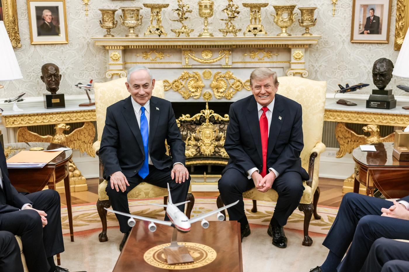 Stand-in photo (July 28, 2026): President Donald J. Trump meets with Israeli Prime Minister Benjamin Netanyahu, Tuesday, July 28, 2026, in the Oval Office. (Official White House Photo by Daniel Torok)
