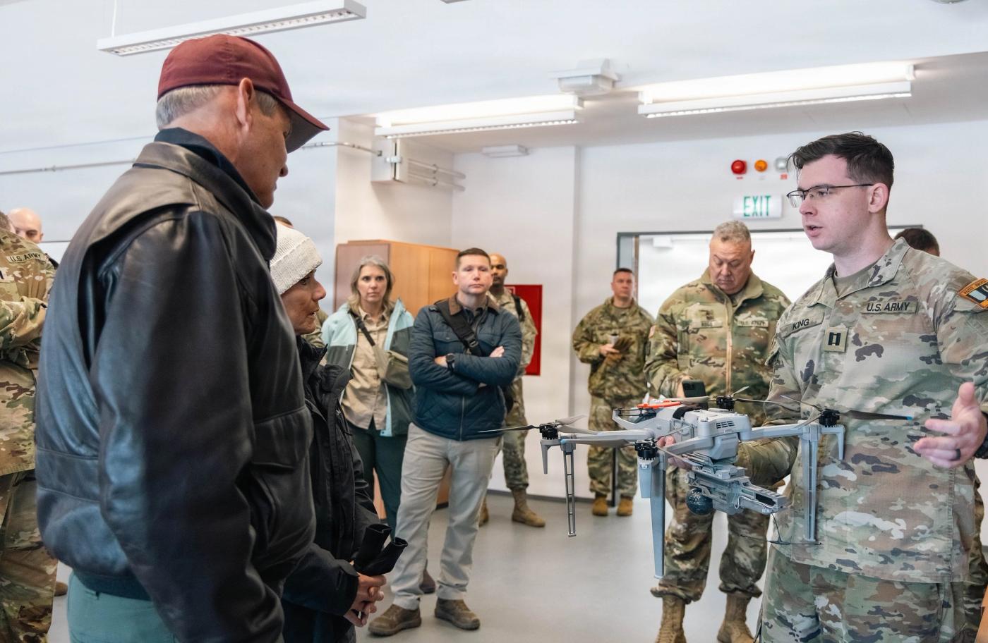 Stand-in photo (Jan. 11, 2026): Tennessee Gov. Bill Lee and First Lady Maria Lee speak with Soldiers of the 278th Armored Cavalry Regiment during a visit to Balli Airfield in Vilseck, Germany, Jan. 11, 2026. (Photo by 1st Lt. Tam Le, Tennessee Army National Guard, via DVIDS)