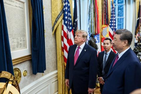 Stand-in photo (September 24, 2026): President Donald J. Trump and Chinese President Xi Jinping in the Oval Office during their bilateral meeting, September 24, 2026 (Official White House Photo by Daniel Torok / public domain)