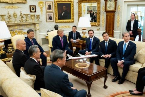 Stand-in photo (September 24, 2026): Vice President JD Vance and President Donald J. Trump in the Oval Office, September 24, 2026 (Official White House Photo by Emily J. Higgins / public domain)