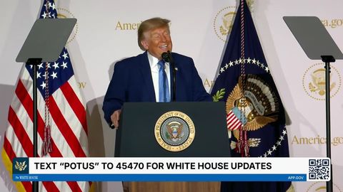 President Trump at the America.gov announcement, September 29, 2026